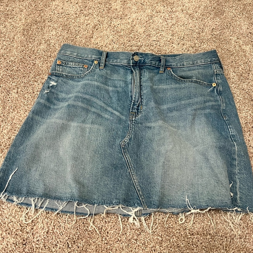 Gap Mini Jean Skirt Size 33